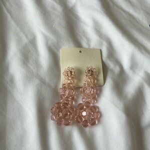 Free people beaded dangling earrings